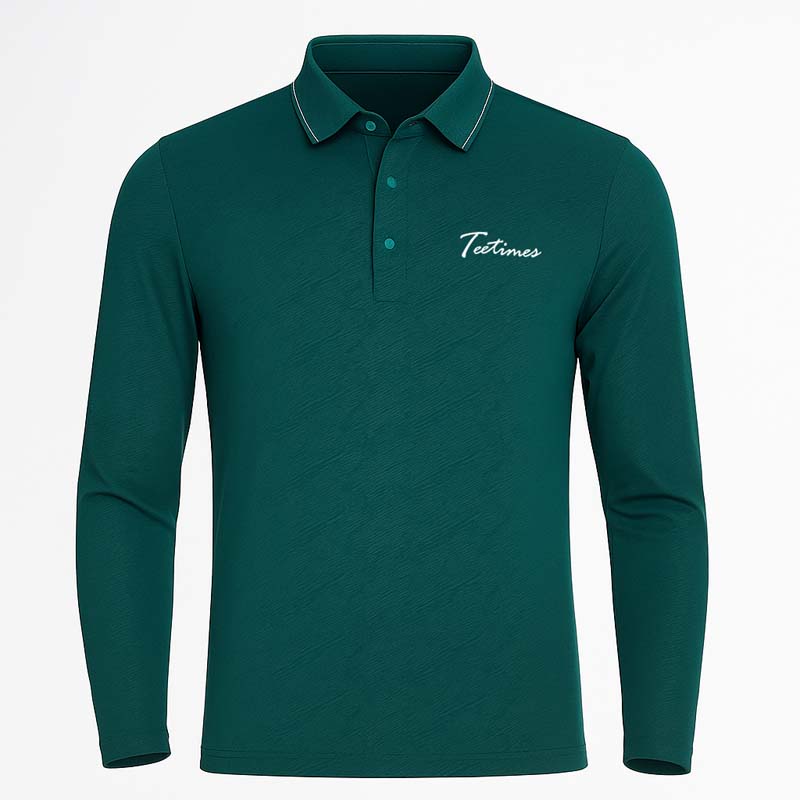 高爾夫長袖男士POLO衫TT-2557
