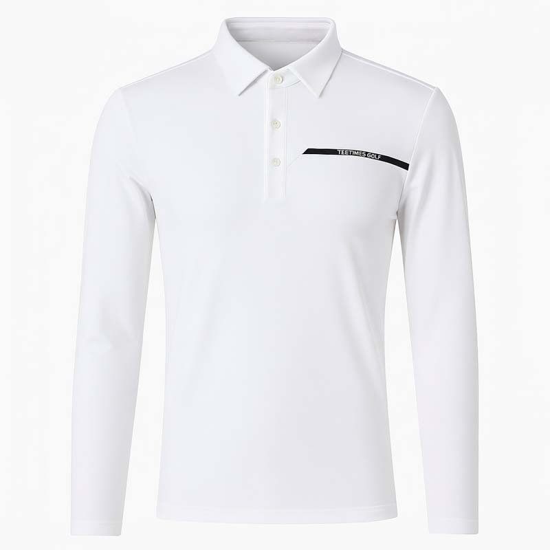 高爾夫男士長袖POLO衫