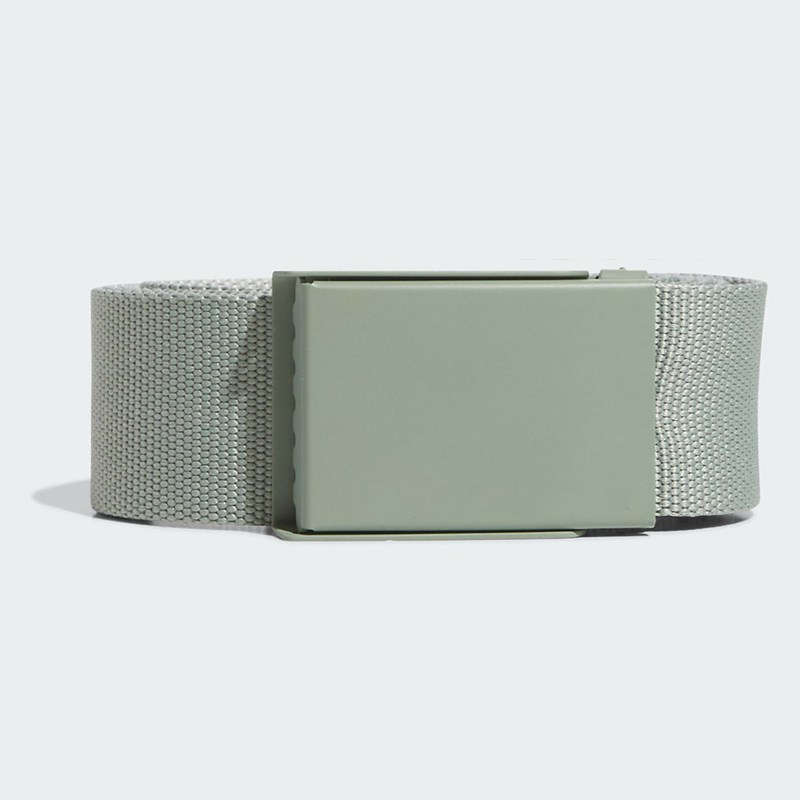 綠灰雙面編織運動腰帶