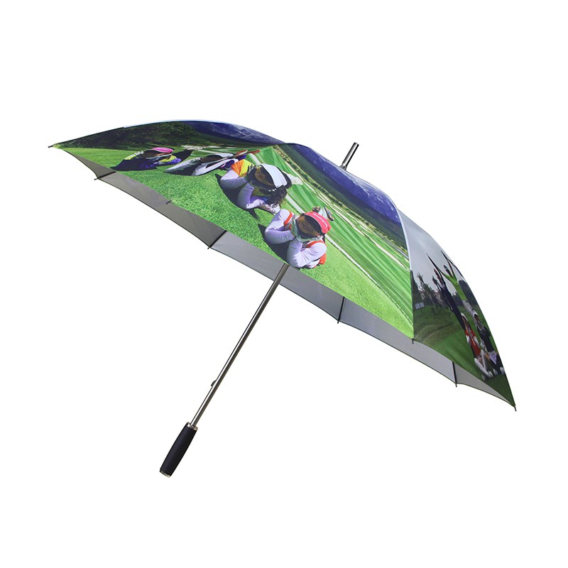 超輕碳纖高爾夫雨傘數(shù)碼印單層傘