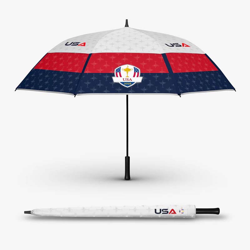 品牌高爾夫拼色雙層傘